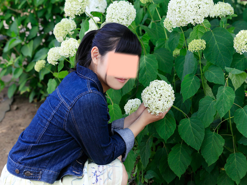 白間りほ 染谷花しょうぶ園