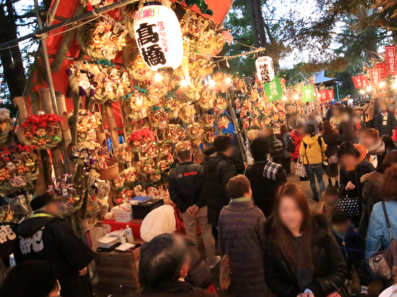 川口神社の「おかめ市」