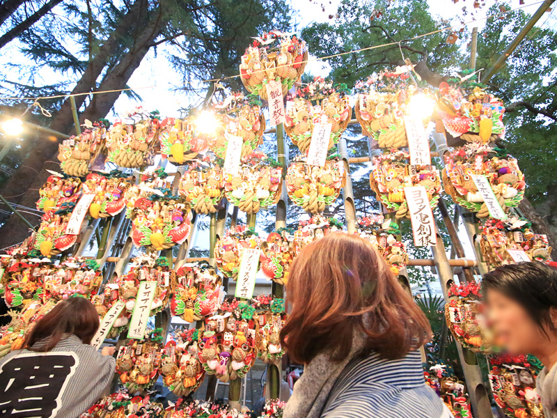 川口神社の「おかめ市」