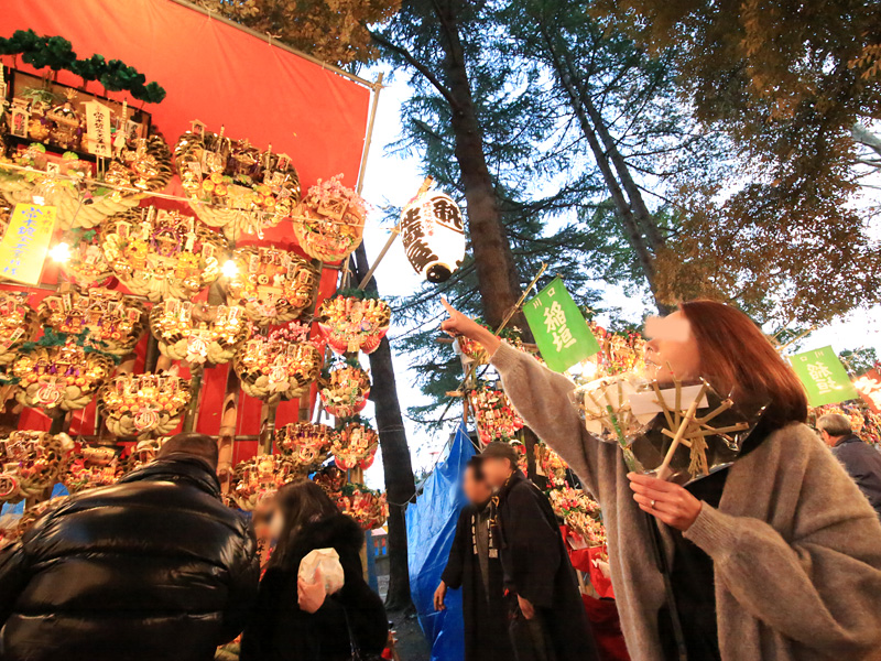川口神社の「おかめ市」