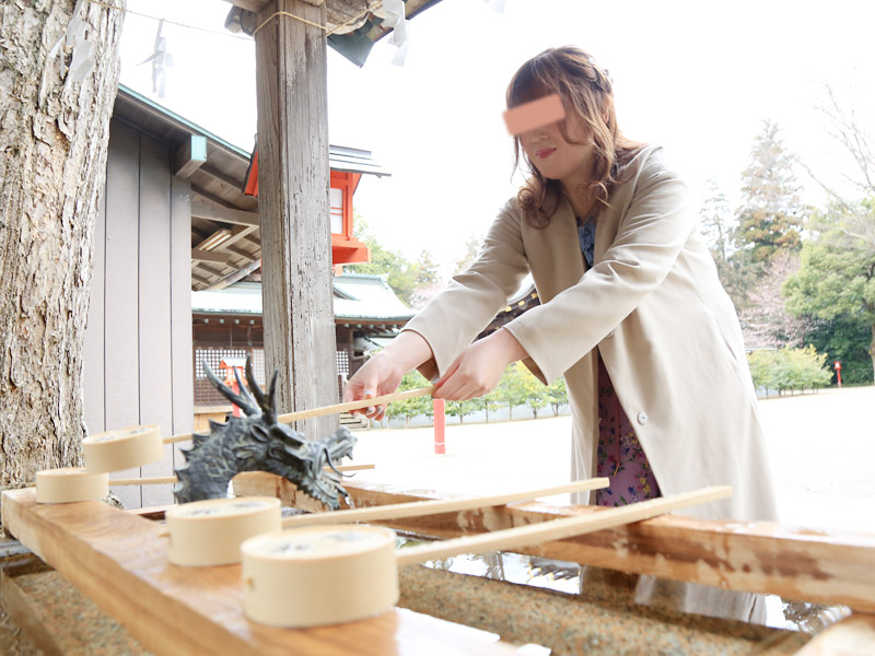 鷲宮神社 お花見